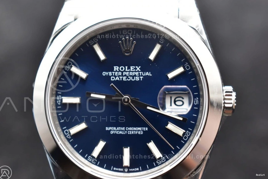 on 41 Blue SS VSF Dial Oyster Edition 126300 Bracelet 904L 1:1 DateJust VS3235 Best 0228
